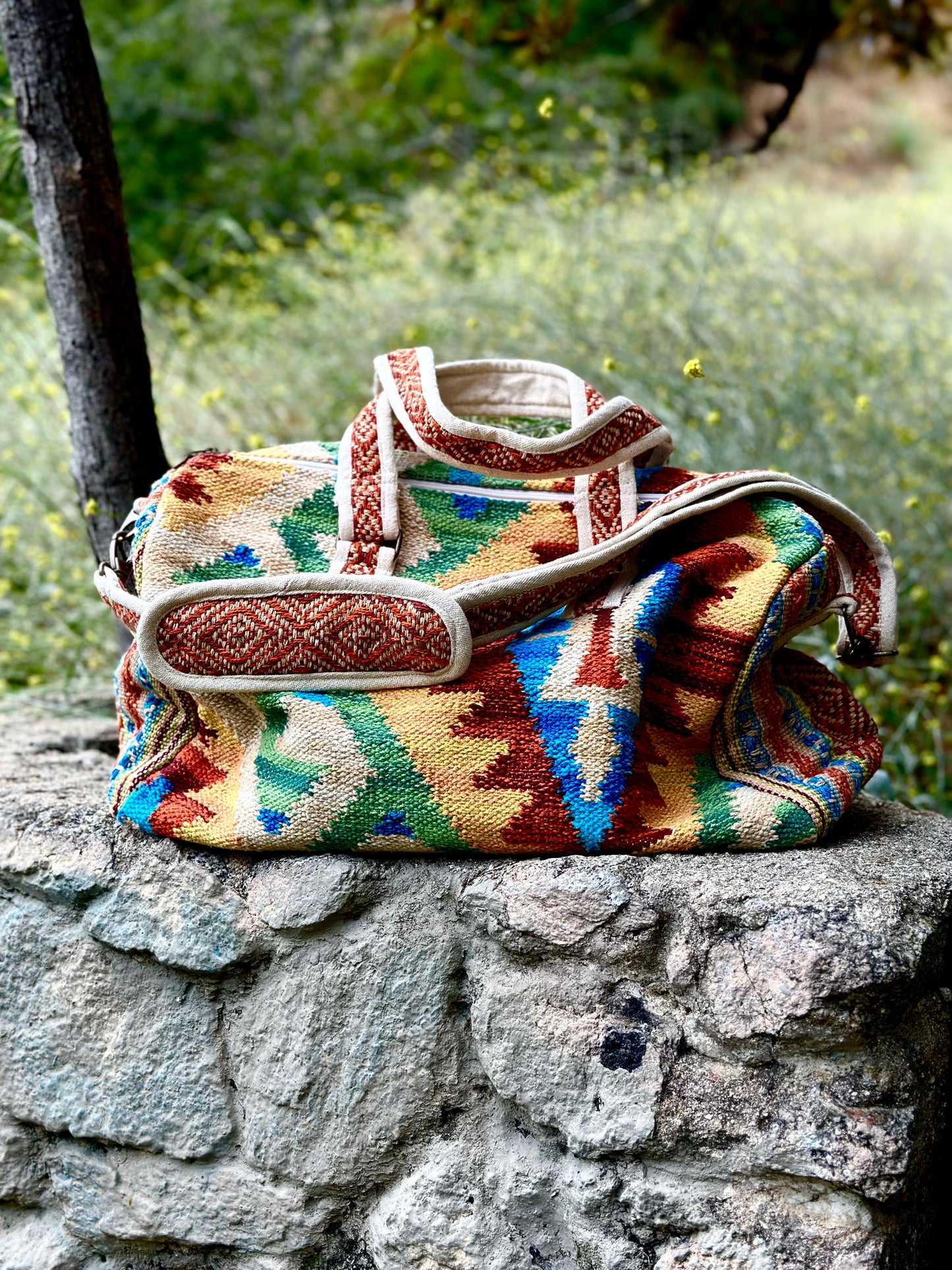 Santa Fe Handmade Duffel Bag