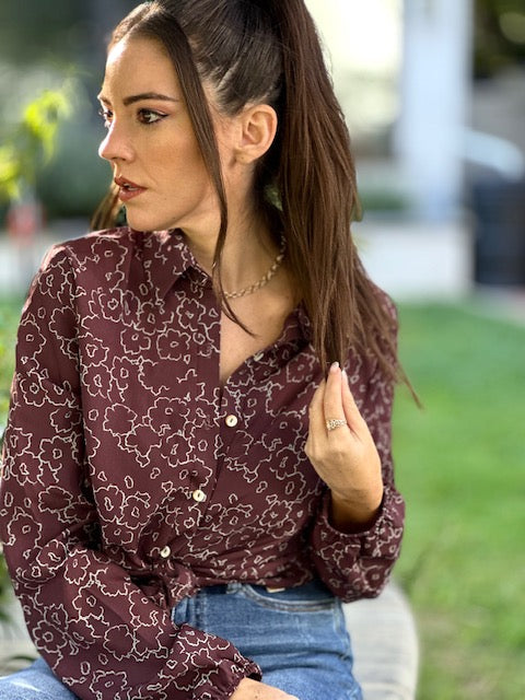 Rachel Brown Floral Shirt